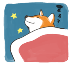 a dog called Japanese Shiba Inu sticker #11356160