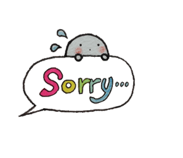 Shiratama-kun//Early reply & Balloon// sticker #11356199