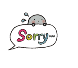 Shiratama-kun//Early reply & Balloon// sticker #11356199