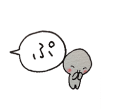 Shiratama-kun//Early reply & Balloon// sticker #11356208