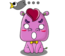 Red Heart Cartoon Lover sticker #11356341