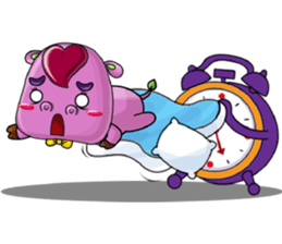 Red Heart Cartoon Lover sticker #11356345