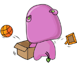 Red Heart Cartoon Lover sticker #11356355