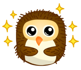 Yui cute Owl sticker #11356418