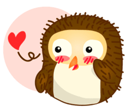 Yui cute Owl sticker #11356429