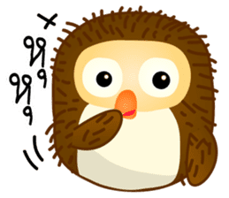 Yui cute Owl sticker #11356430