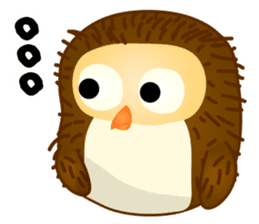 Yui cute Owl sticker #11356432