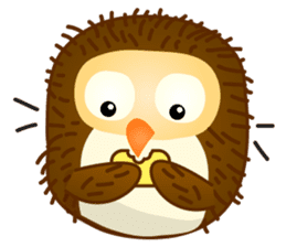 Yui cute Owl sticker #11356434