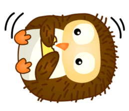 Yui cute Owl sticker #11356435