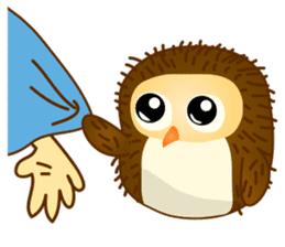 Yui cute Owl sticker #11356446