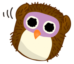 Yui cute Owl sticker #11356449
