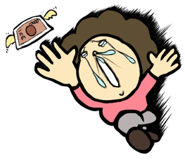 Melancholy mom sticker #11356480