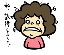 Melancholy mom sticker #11356484