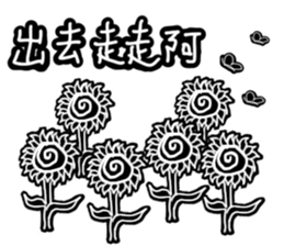 life sticker at black. sticker #11356575