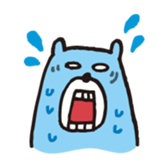 Handwritten Colorful Bear sticker #11356859