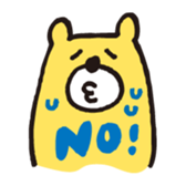 Handwritten Colorful Bear sticker #11356877