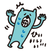 Handwritten Colorful Bear sticker #11356887