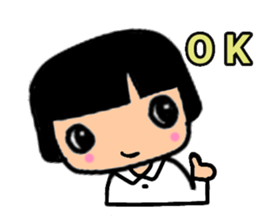 Pretty three kids. sticker #11356976