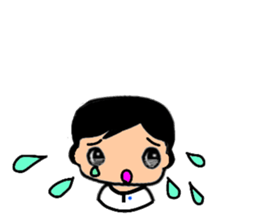 Pretty three kids. sticker #11357000