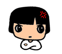 Pretty three kids. sticker #11357002