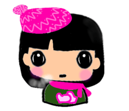 Pretty three kids. sticker #11357005