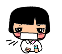 Pretty three kids. sticker #11357006