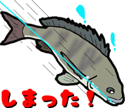 Acanthopagrus fishing Sticker sticker #11357023
