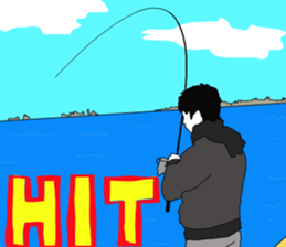 Acanthopagrus fishing Sticker sticker #11357037