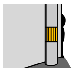 UZAI man daily life sticker #11357422