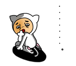 UZAI man daily life sticker #11357430