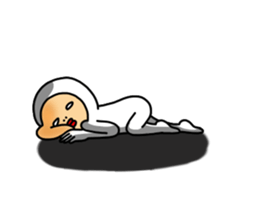 UZAI man daily life sticker #11357432