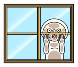 UZAI man daily life sticker #11357439