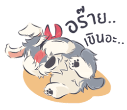 Pooklook the Mini Schnauzer sticker #11357869