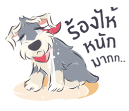 Pooklook the Mini Schnauzer sticker #11357875