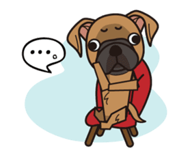 iinu - Petit Brabancon sticker #11357986