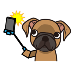 iinu - Petit Brabancon sticker #11358002