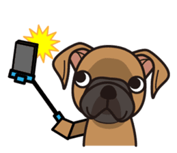 iinu - Petit Brabancon sticker #11358002