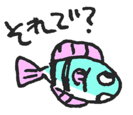 Cynical fish's Sticker sticker #11358342