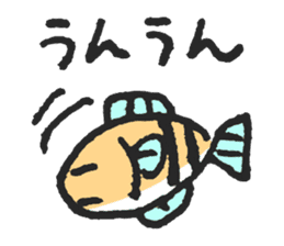 Cynical fish's Sticker sticker #11358346