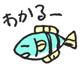 Cynical fish's Sticker sticker #11358353