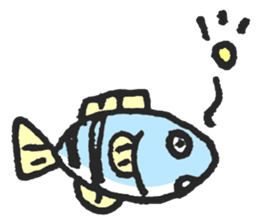 Cynical fish's Sticker sticker #11358355