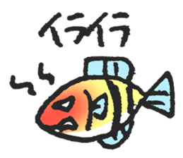 Cynical fish's Sticker sticker #11358359