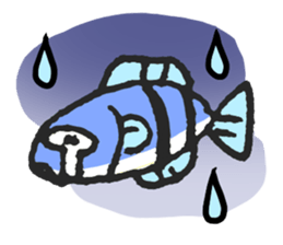 Cynical fish's Sticker sticker #11358360