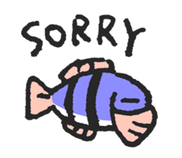 Cynical fish's Sticker sticker #11358361