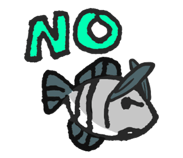 Cynical fish's Sticker sticker #11358363
