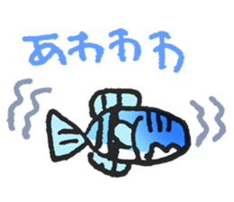 Cynical fish's Sticker sticker #11358365