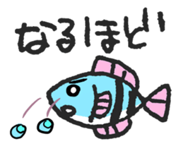 Cynical fish's Sticker sticker #11358366