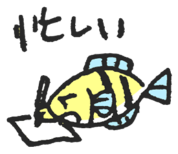 Cynical fish's Sticker sticker #11358367