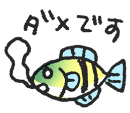 Cynical fish's Sticker sticker #11358371