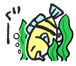 Cynical fish's Sticker sticker #11358372